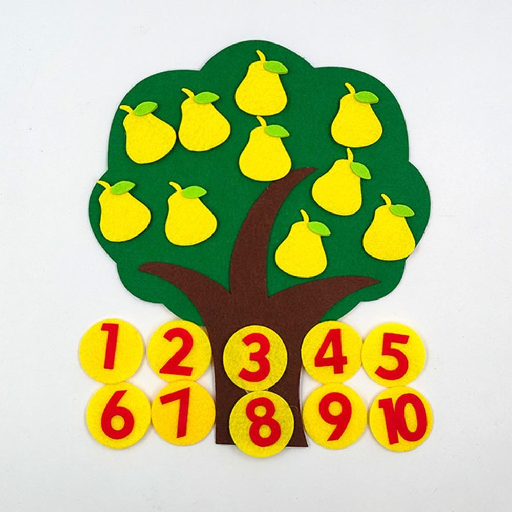 1-10 Numbers Felt Number Learning Toy Number Learning DIY Teaching Board Classroom Use