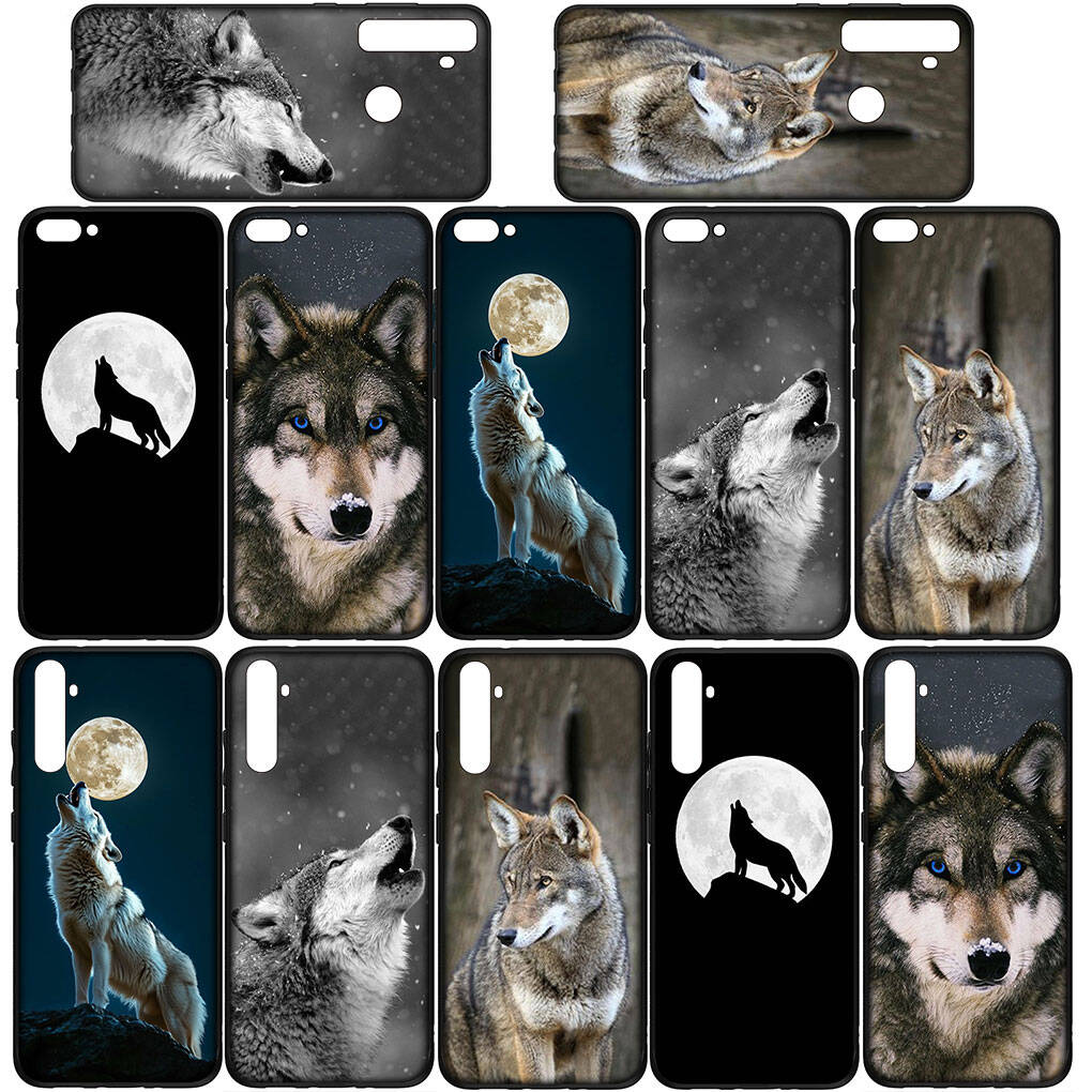 Cover for iPhone 17 16 15 Xiaomi Poco Redmi Note 14 13 12 11 Pro Max X 9 16e Samsung Galaxy S25 S24 S23 OPPO Huawei Stalking Wolf Art Phone Case