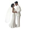 Elegant Cake Toppers Dolls Bride & Groom Figurines  for Anniversaries,Engagements