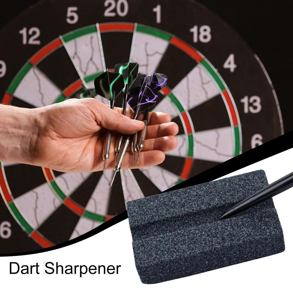 NEW 2/4pcs Sharpening Stone Mini, V-Shape Sharpening Stone for Needle Darts, Durable Dart Accessory