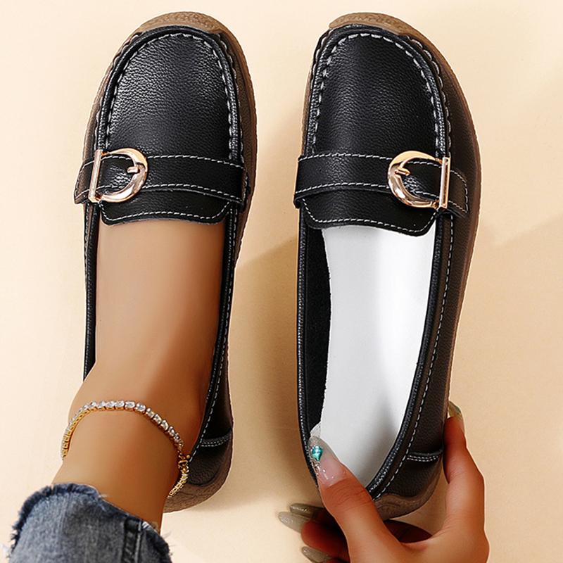 Loafer Damen Outdoor Damen Flache Schuhe Slip-On Designerschuhe Atmungsaktive Damen Mokassins Krankenschwester Tenis Übergröße