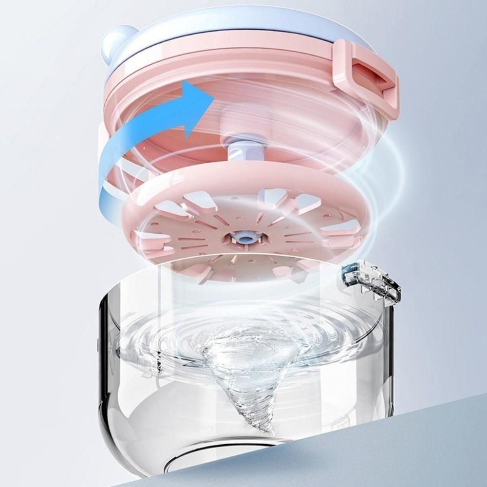 2-in-1 Denture Cleaning Box Hand Cranked Braces Storage Box Orthodontic Retainer Box  Travel Use