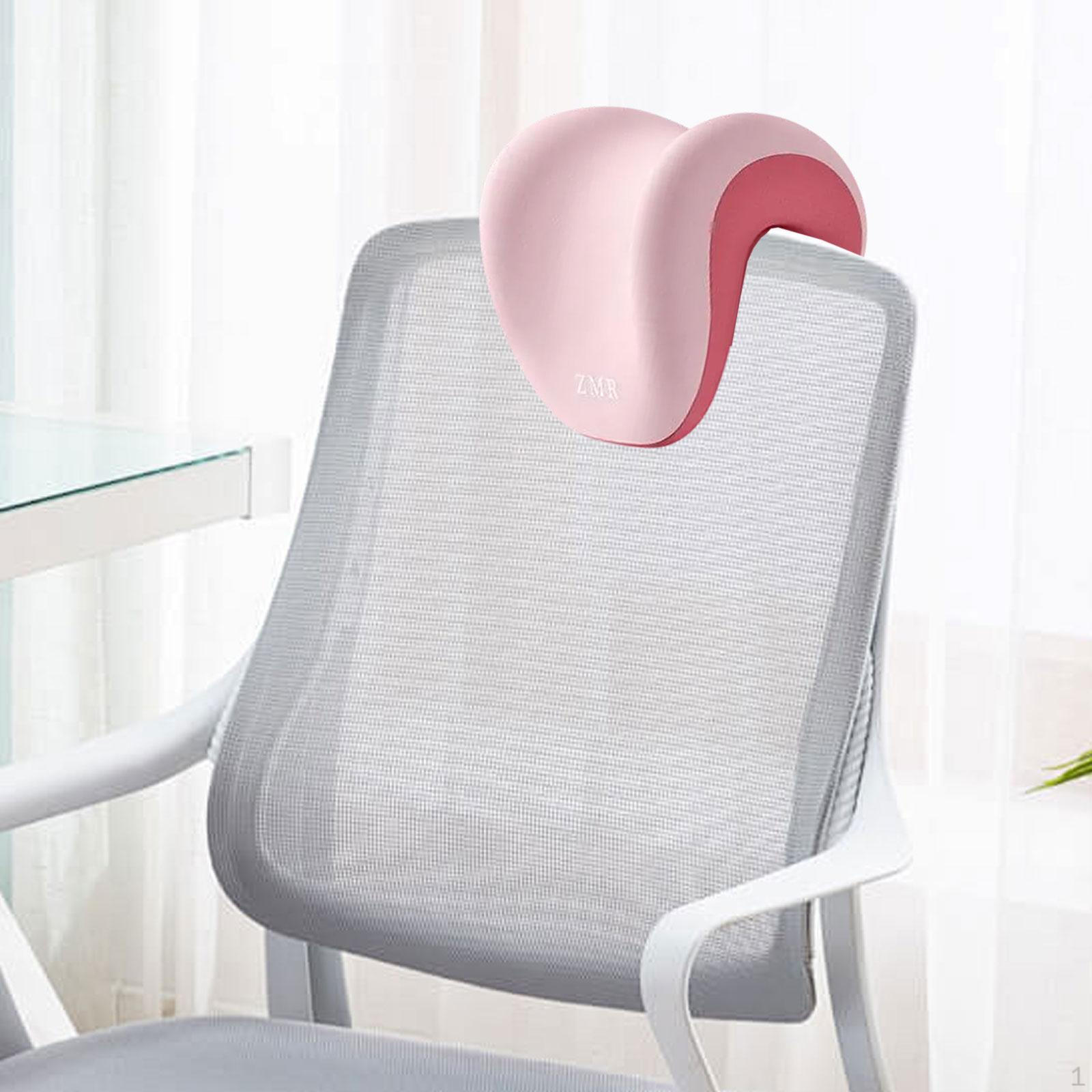Эргономичная подушка для шеи для офисного кресла, пена с эффектом памяти Design Comfort розовый