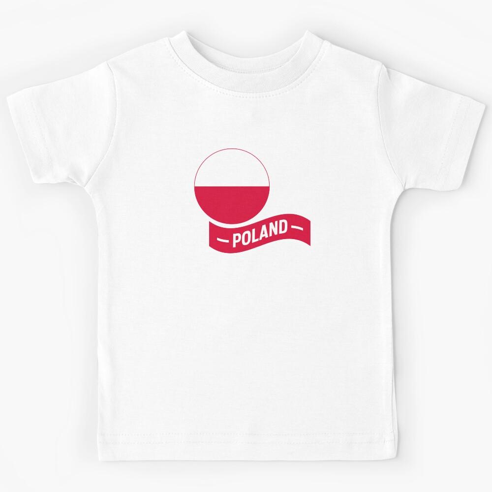 Poland Flag Kids T-Shirt 110