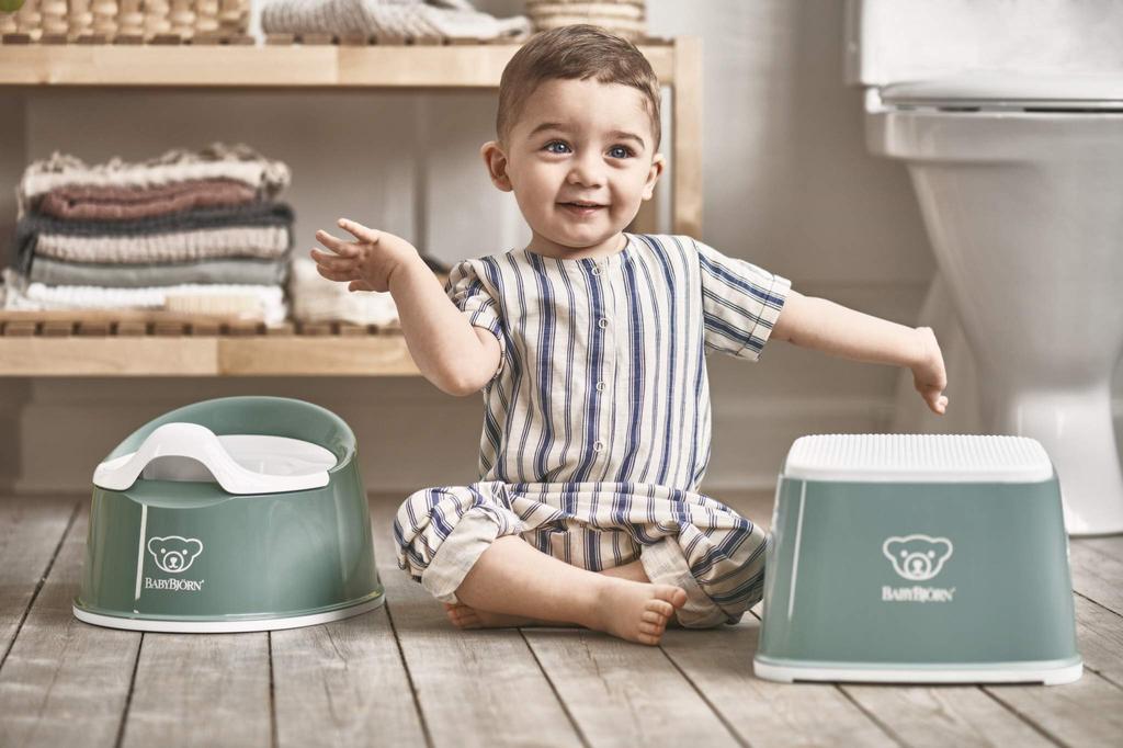 BabyBjörn Smart Potty Deep Green/White (Japan Official Product with Warranty)