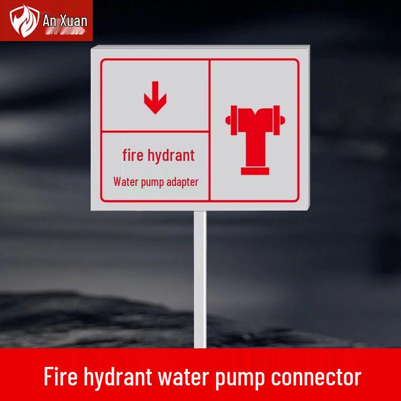 Stainless Steel Fire Safety Warning Sign