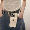 Luxury Crossbody Leather Cover for IPhone 15 14 Plus 13 12 11 Pro Max XS XR X Lanyard Card Holder Pocket Wallet Phone Case