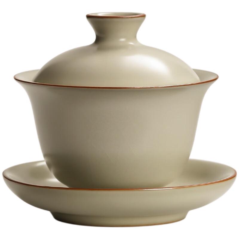 Naijiang Ru Kiln Gaiwan Tea Set