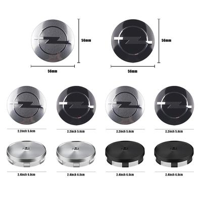 4Pcs Car Aluminum Alloy Wheel Center Hub Cap Tire Rim Cover Sticker Decoration For Vectra OPC Astra G Insignia Corsa Mokka