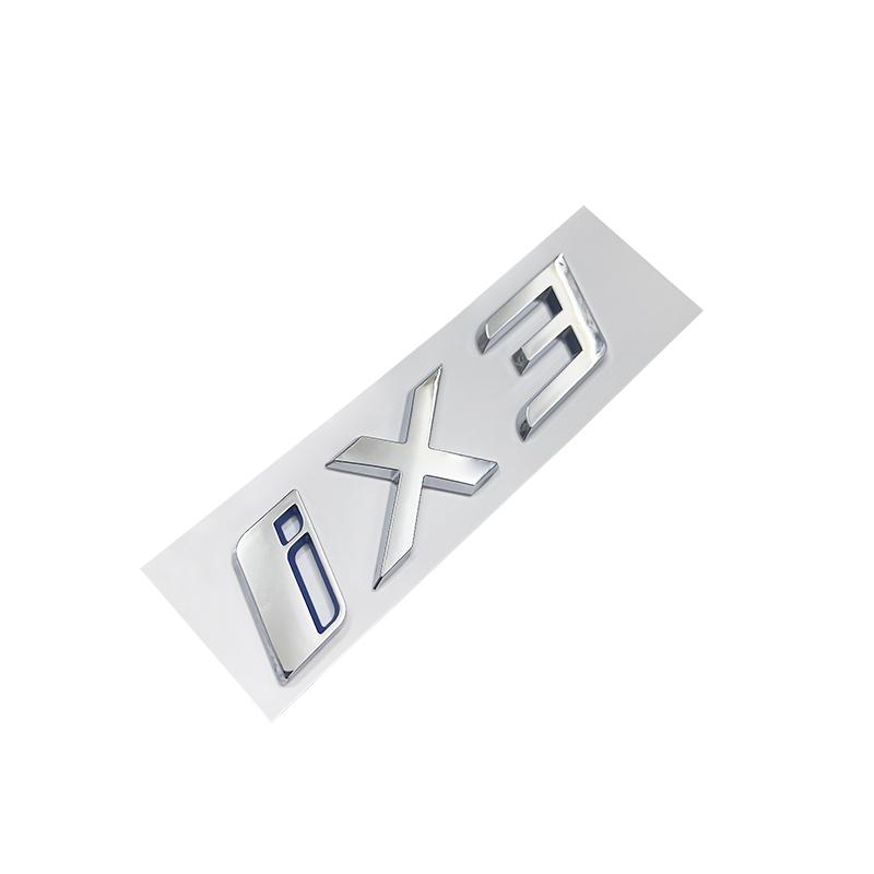 New Rear Trunk Emblem iX I3 I4 I7 iX3 iX4 iX7 Letters Sticker for BMW X1 X3 X4 X5 X7 Car Badge Decal Auto Exterior Accessories Pa2