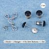 2/4/8 Sets Pant Waist Tightener Button Pins Jeans Button Tightener To Make Smaller Waist Tightener