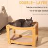Sisal Cat Scratcher & Double Layer Cat Bed