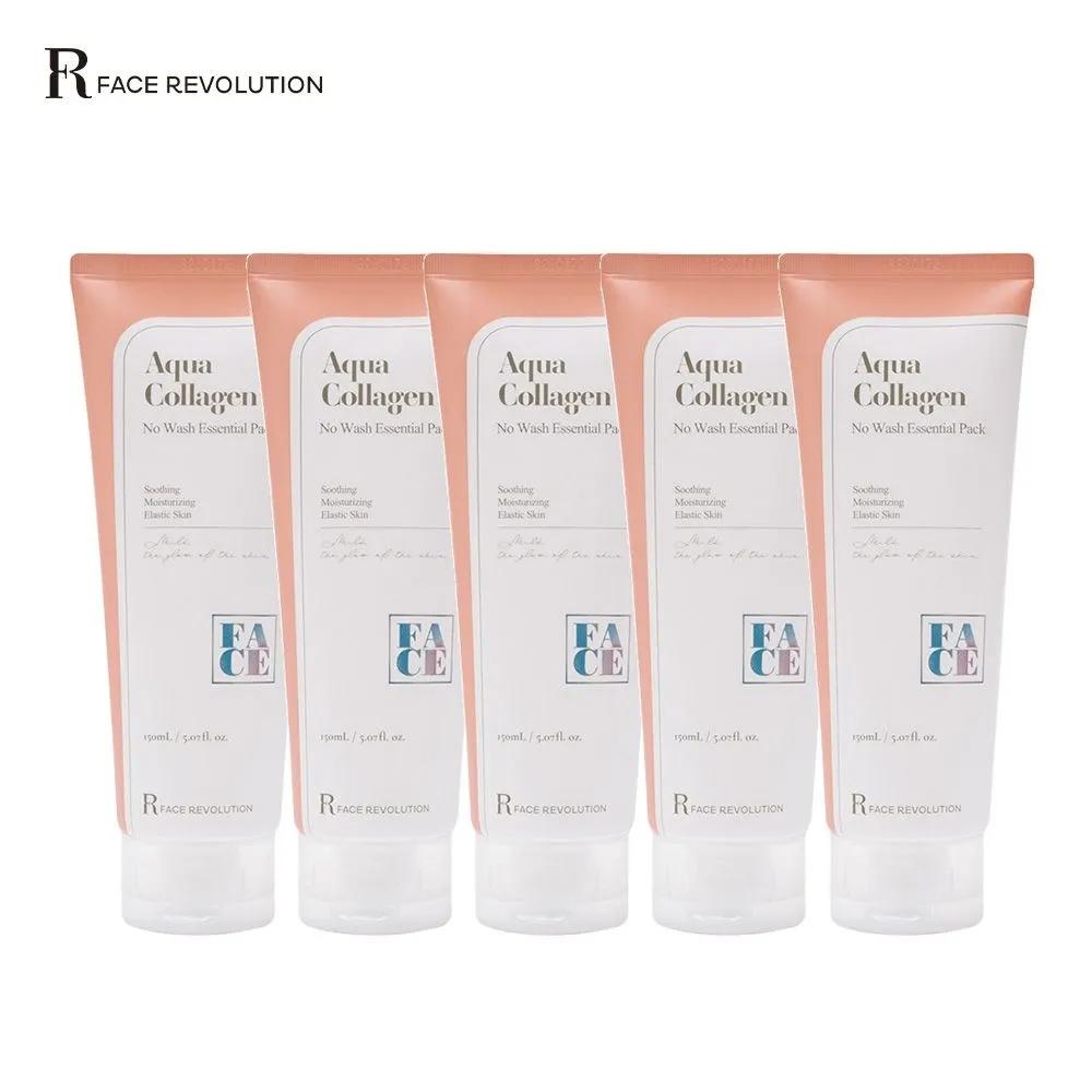 FACE REVOLUTION Aqua Collagen No-Wash Essential Pack 150ml 5 Pieces