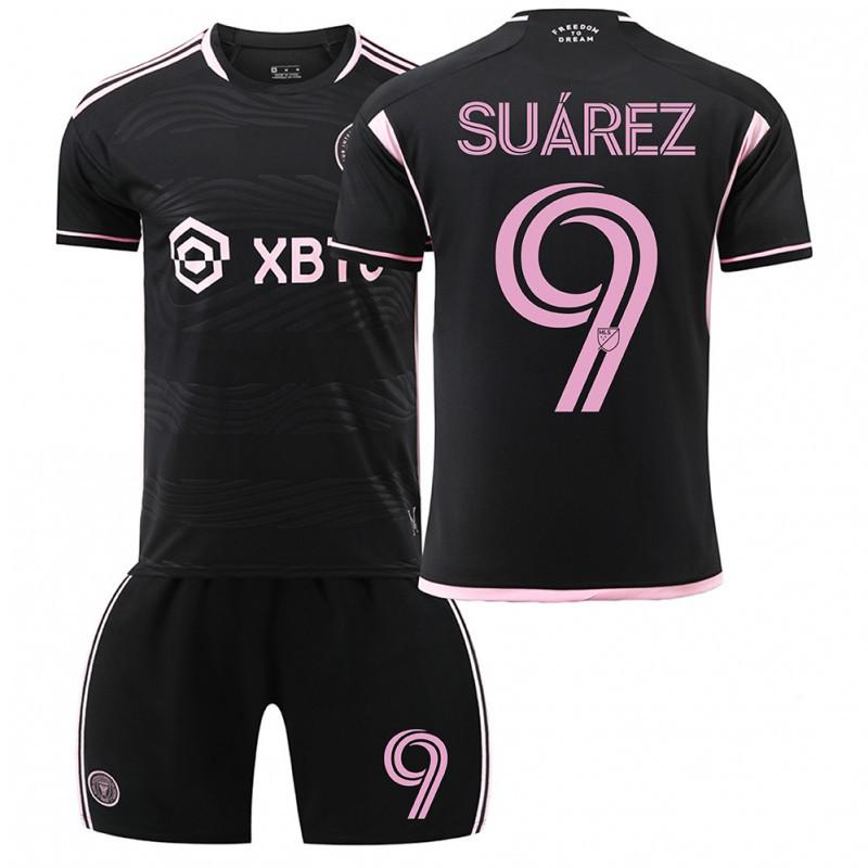 2324 Miami Jersey No. 10 Major League Football Home Away Black Pink Suit With Socks