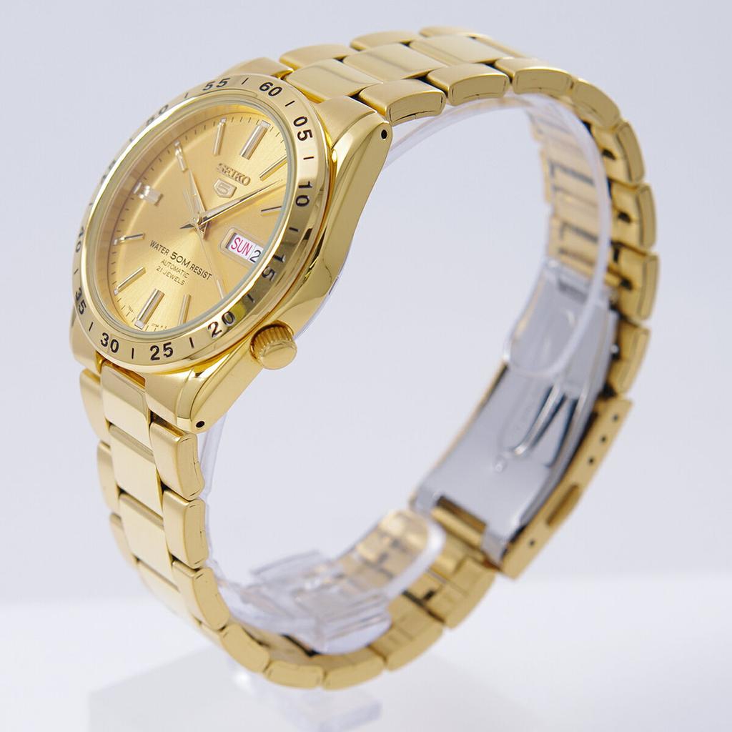 Seiko 5 wristwatch overseas model automatic gold color SNKE06K1 mens