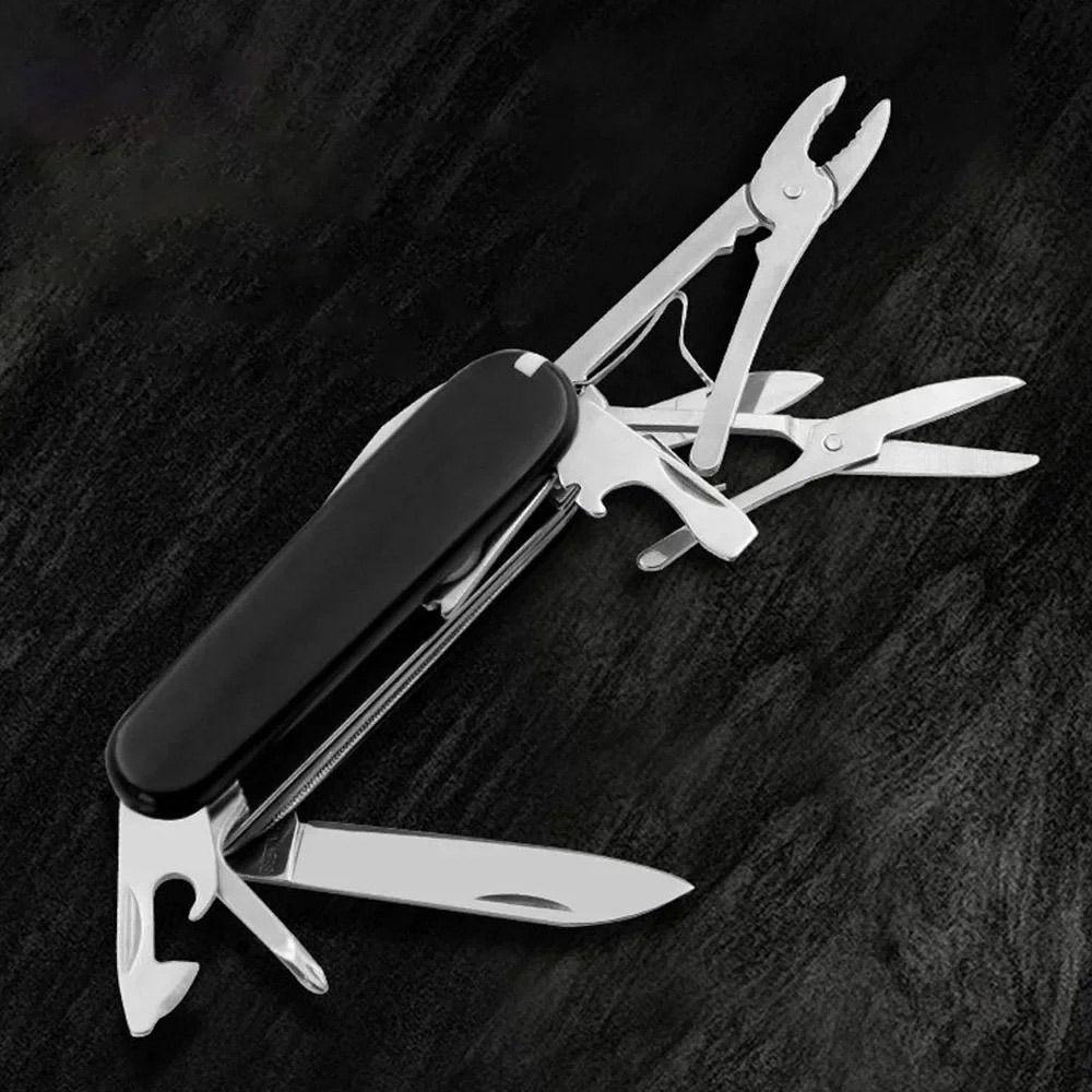 17 in 1 Tragbares Klappmesser Edelstahl Militär Survival Messer Outdoor Camping