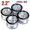 22 Alloy 4x Beadlock Wheel Rims For 110 Rc Axial Wraith Trx4 Redcat Crawler