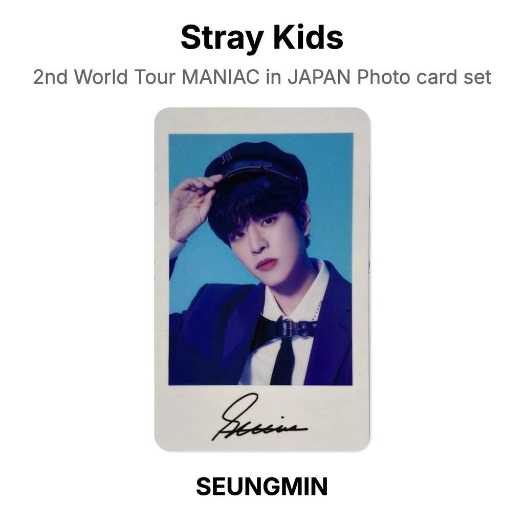 Stray Kids 2. světové turné MANIAC v JAPONSKU Sada fotokaret Oficiální fotokarta
