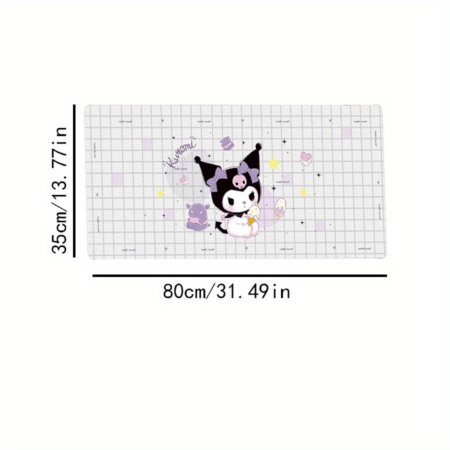 80*35cm Kuromi Sanrio cartoon Cats Alien Mouse Pad Melody Cinnamoroll Small Desk Mat office non-slip computer Mouse mat Thickened anti-slip 1pc