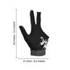 Billiards Gloves Sports Gloves Elastic Ultra Silky Thin Breathable Anti Slip 3 Open Finger Billiards Splicing Process Gloves