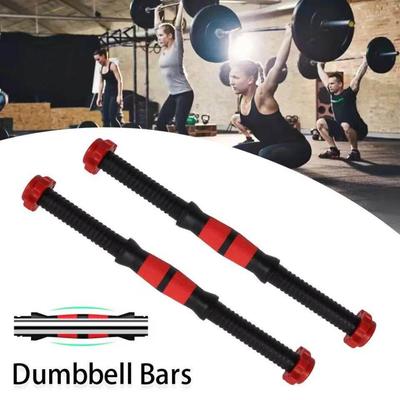 Fitness Equipment Dumbbell Bar PVC Threaded Barbell Bars New Threaded Dumbbell Handles