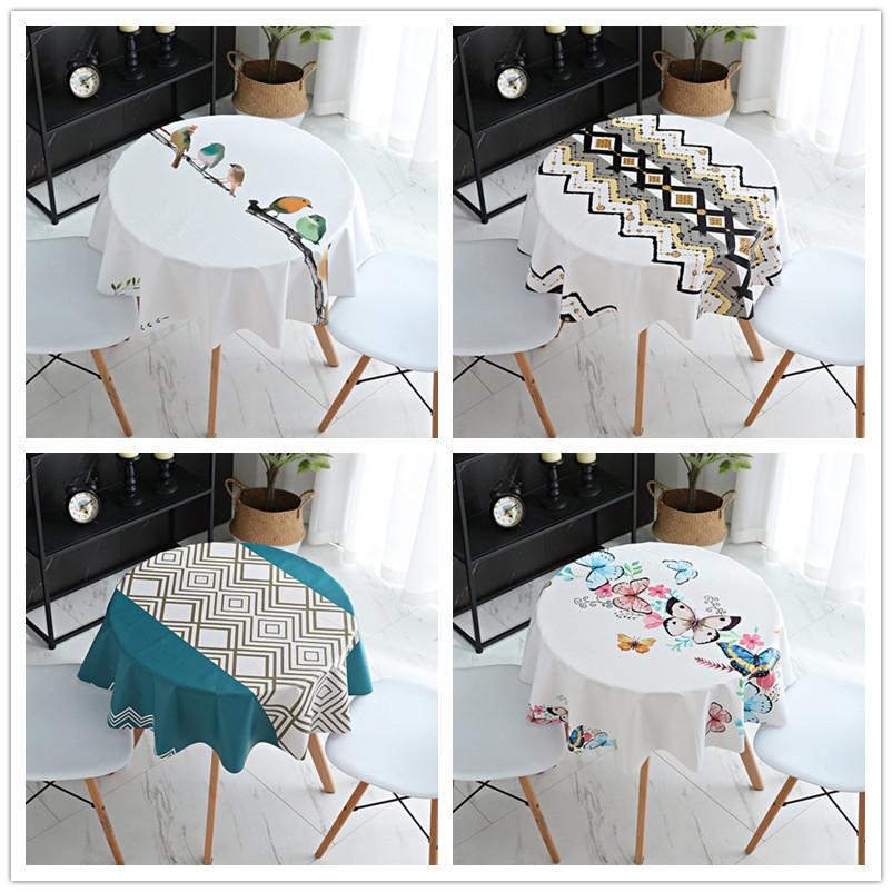 New Printe Rectangle Round Table Cloths Waterproof  Plastic PVC Oilproof Tablecloths Table Cover Home Decor Christmas Tablecloth