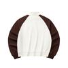 ANTA Sports Life Collection Sweatshirts Women's Ivory White/Truffle Brown Stand Collar Moderate 162648703-1