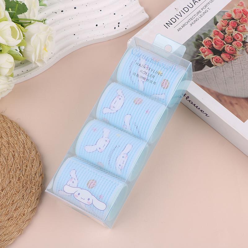 

4 комплекта милых удобных плойок для завивки волос с французской челкой, вьющиеся аксессуары для волос