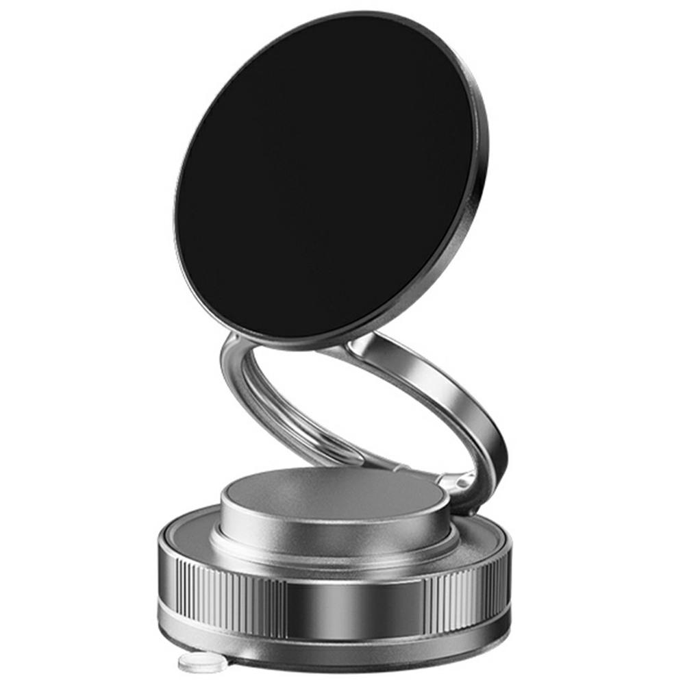 

T28 Multifunctional Car Phone Holder Desktop Vacuum Suction Magnetic Stand For Vehicle/Home Use Black