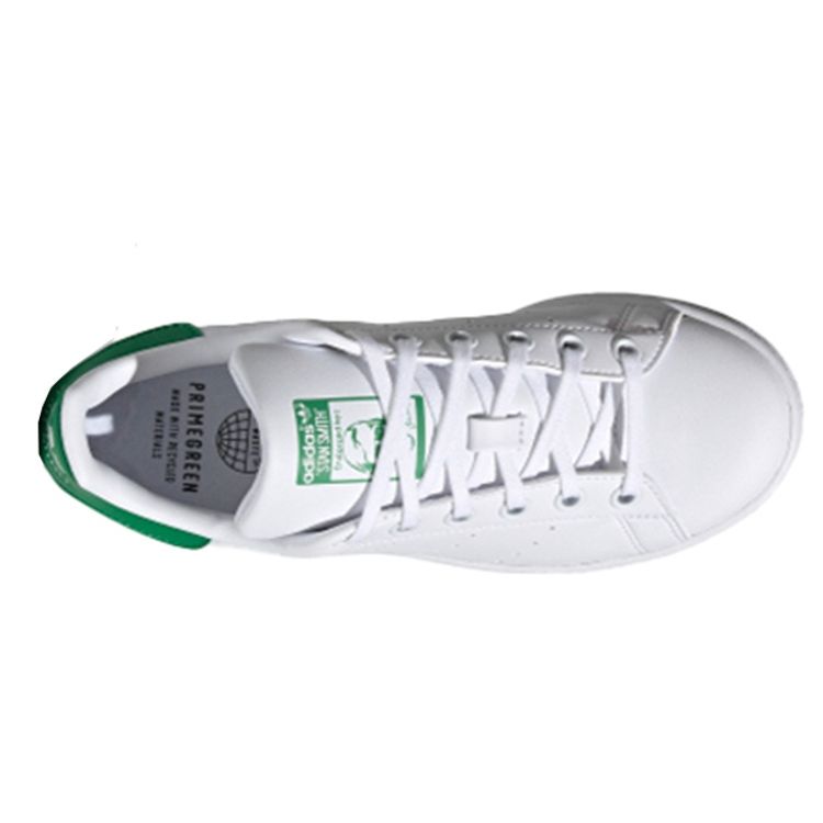 Adidas Stan Smith Primegreen Big Kid White Green Детские кроссовки Cloud-White FX7519 36⅔ — фото 5