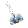 Fashion Colorful Simulation Flower Keychain Sweet Pearl Butterfly Orchid Keyring Exquisite Polyester Backpack Decoration Women