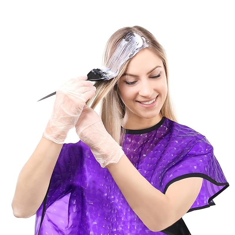 Hair dyeing cape, short style universal cape, suitable for hairdressers, hair dye protection cover, easy to clean