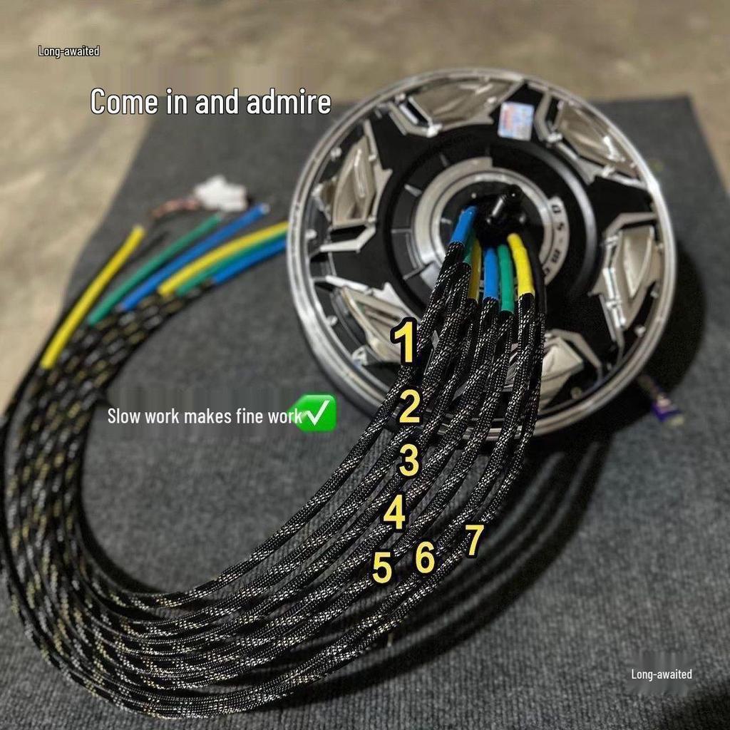 12-Inch 5th Gen Electric Motorcycle Motor - Competition Model: 3000W, P6000W, P9000W, AC.