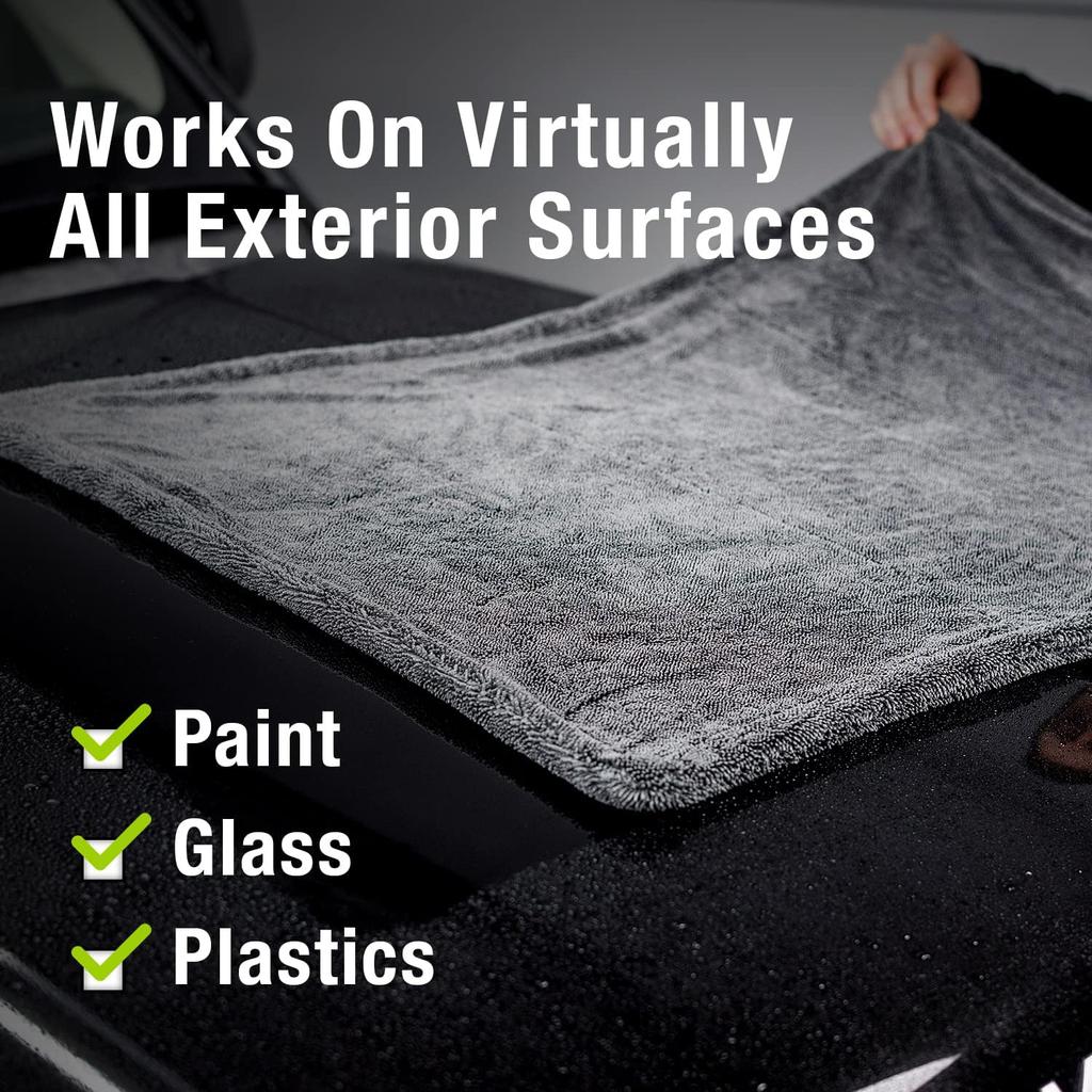 Premium 1200 GSM Microfiber Car Drying Towel High Performance No Streaks Scratches Water Spots Woven Technique Lightweight Ratio