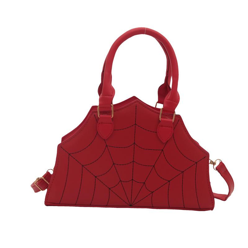 Niche Design Texture Bag Women's 2025 New Spider Web Versatile Casual Ins Foreign Style Shoulder Messenger Bag Tide