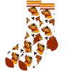 Women Men Thanksgiving Socks with Unique Fall Patterns Pumpkins Maple Leaves Turkey Prints Socks for Holiday Gatherings