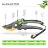 AIRAJ Industrial Grade Pruning Shears Are Labour-saving Gardening Tools With Sharp Blades For Pruning Trees And Cutting Flowers
