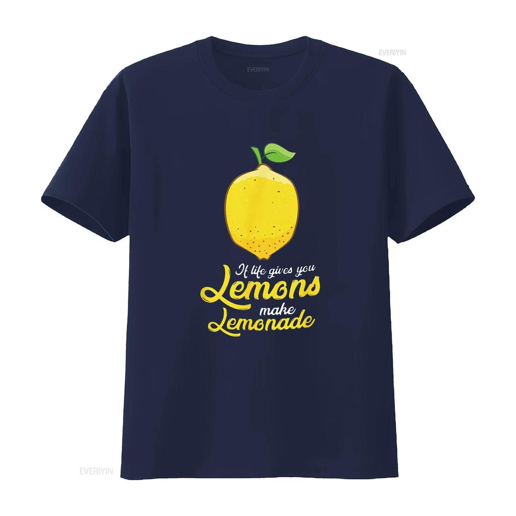 If Life Gives You Lemons Make Lemonade T Shirt vintage Washed designer clothes Unisex Soft streetwear graphic Versatile Casual