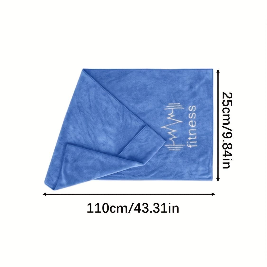 

Легкое, быстросохнущее спортивное полотенце - Мягкое, впитывающее пот, для мужчин и женщин - Идеально подходит для занятий в спортзале на открытом воздухе, тренировок и бега! 25*110cm синий
