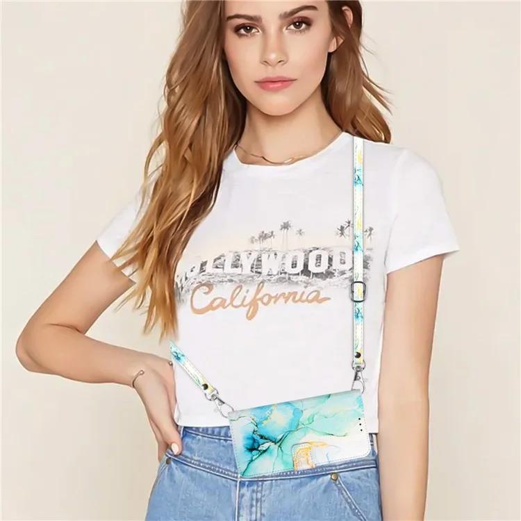 Kožený tisk vzoru YB Series-6 pro Xiaomi Redmi Note 13 Pro 5G / Poco X6 5G kožené pouzdro s popruhy