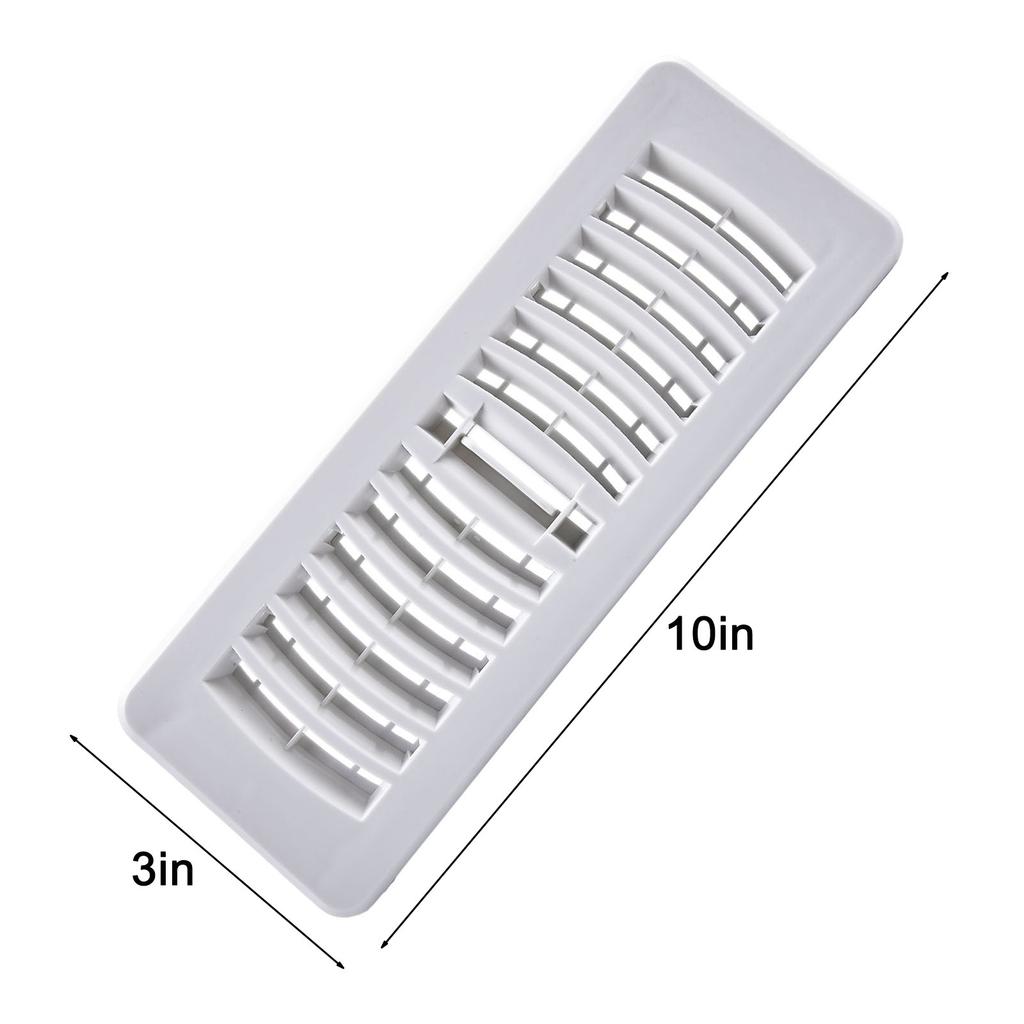 Ventilation Cover Floor Air Vent Cover Plastic Vent Ventilation Cover White Air Supply Air Vents Exhaust Grill Home Improvement