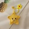 Handmaking Rainbow Crochet Keychain For Gifts Knitting Rainbow Keychain Cute Rainbow Pendant Keyring Custom Accessory