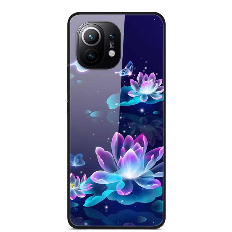 Luxury Cover Case for Xiaomi mi 11 Tempered Glass Cover for Xiaomi mi 11 Lite 5G NE Phone Case for Xiaomi Mi 11 mi11 Lite Coque