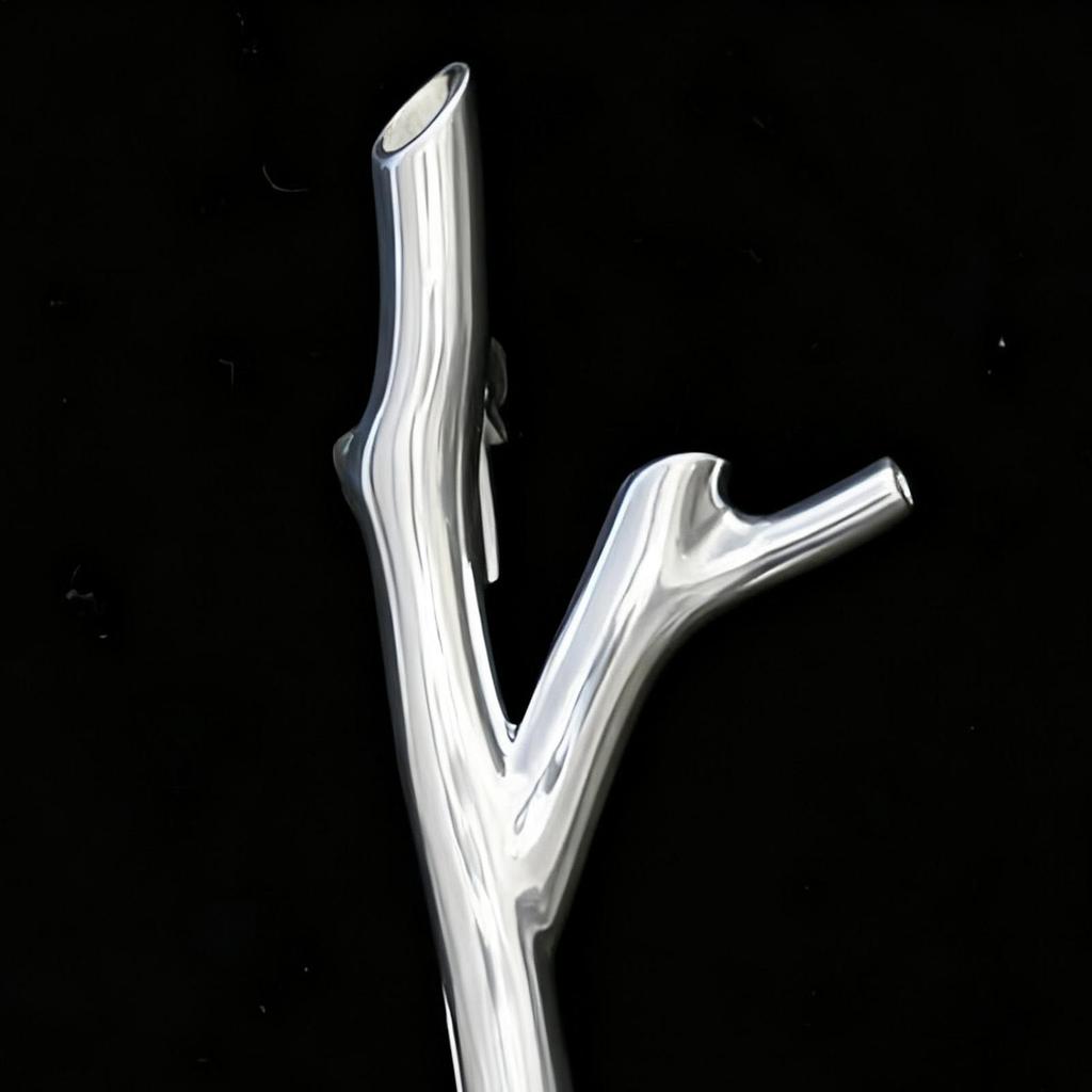 Kreativní brož ve tvaru větve s květinovou vložkou Plastová DIY Corsage na oblečení Kovové větvičky na brože s vkládanými květinami