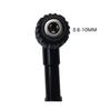 Right Angle Chuck for Power Drill 90 Degree Attachment, Corner Adapter with 0.8-10mm 3-Jaw Chuck, Compatible Most Bits Metal