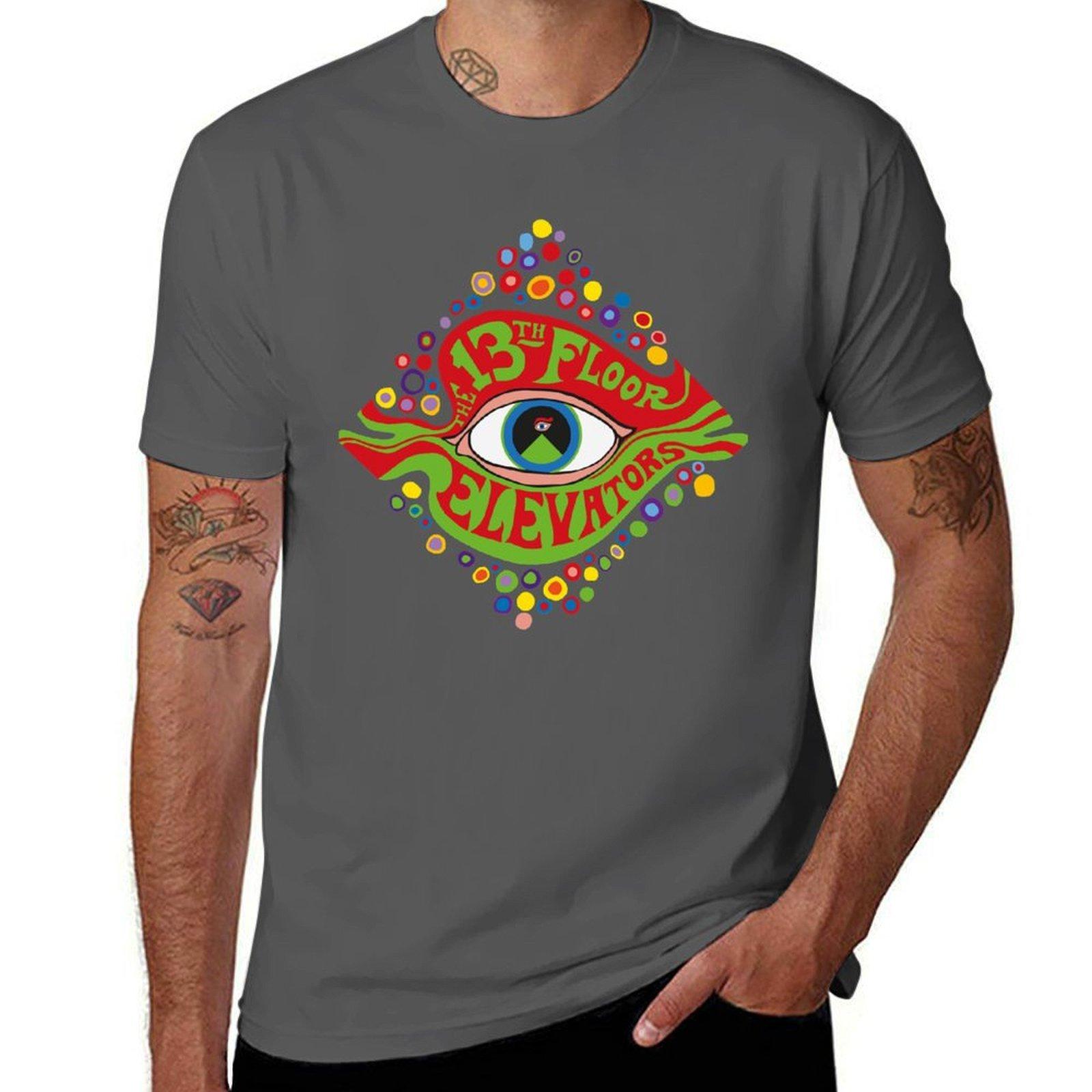 13th Floor Elevators T-Shirt man t shirt cotton high quality man t shirt summer T-Shirt 4XL