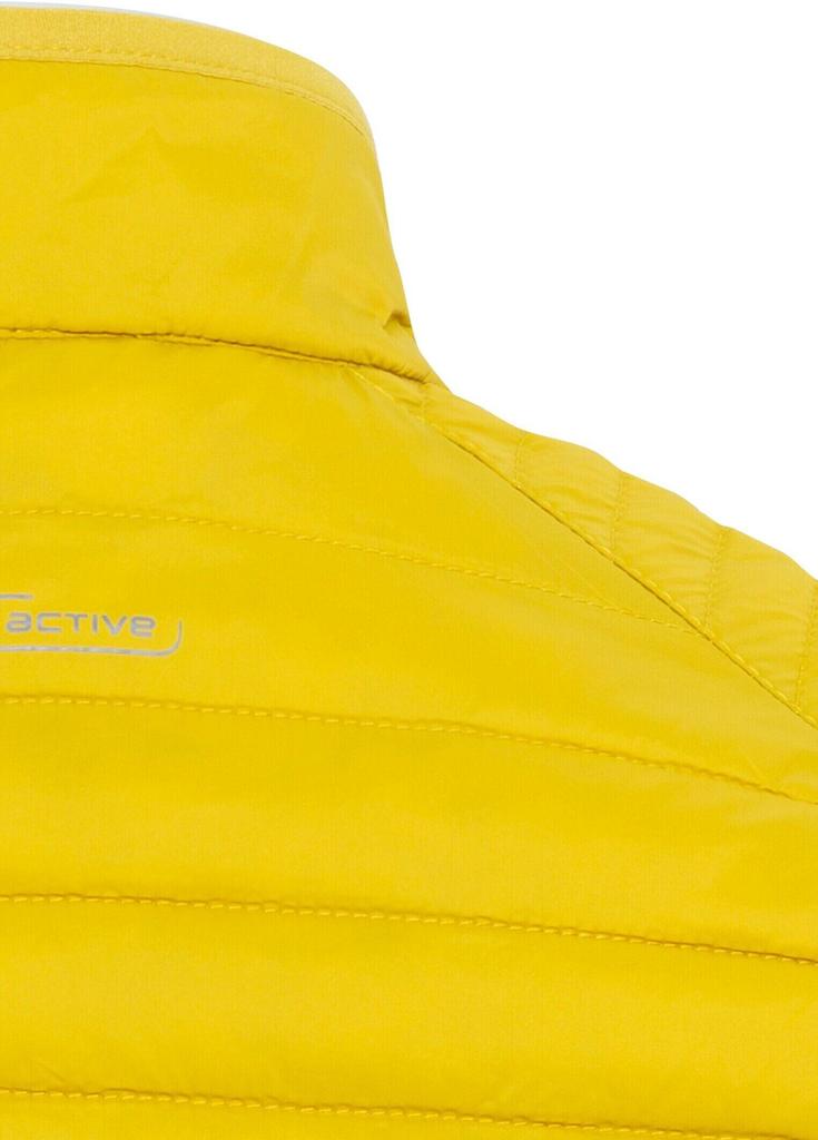 Winter Jacket Camel Active Lightweight Quilted Vest Made of Recycled Polyamide (460840-3E52) Lemon-colored