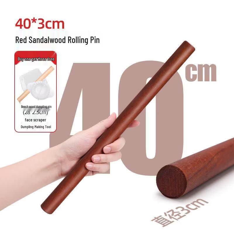 Red Sandalwood Rolling Pin Set