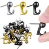 Pack Of 10 Zinc Alloy Wall Hook For Soft Corkboard Rustproof Push Pins Hangers Space Saving Home Office Decoration