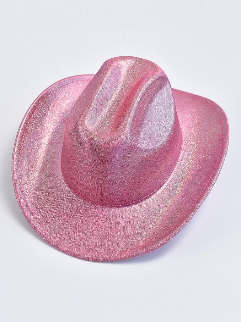 Damen Einfarbig Pailletten Fedora Hut Mode Festival Party Hochzeitskleid Hüte Cowgirl Jazz Kappe